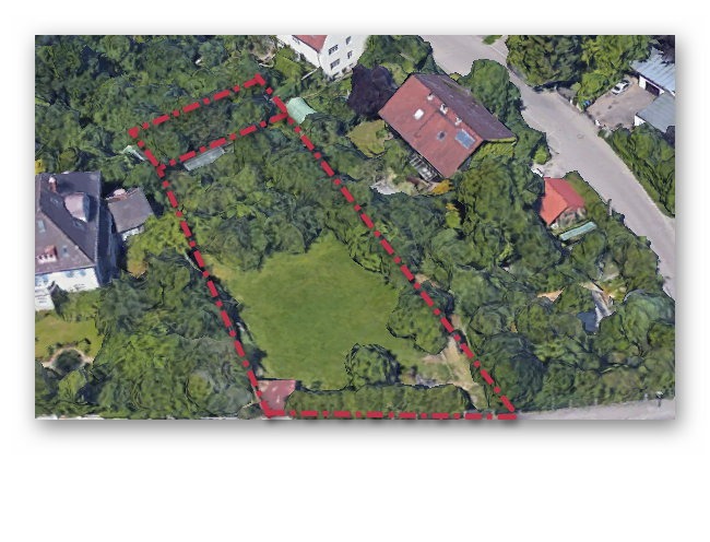 Highlight, Grundstück mit 1.204 m² (+ 200 m²), vielseitig bebaubar, direkt in Neusäß-Westheim