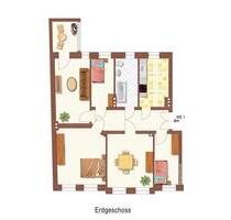 5-Raum-Wohnung mit Balkon - 630,00 EUR Kaltmiete, ca.  90,00 m² Wohnfläche in Naumburg (Saale) (PLZ: 06618)