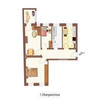 3-Raum-Wohnung mit Balkon - 510,00 EUR Kaltmiete, ca.  72,50 m² Wohnfläche in Naumburg (Saale) (PLZ: 06618)
