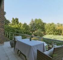 (EF1194_M) Magdeburg: Westerhüsen, fast schon ein Haus!, möblierte Wohnung mit, Balkon und Garten nahe der Elbe