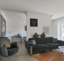 (EF1263_M) Magdeburg: Irxleben, möbliertes Luxusapartment im Hochparterre mit Aufzug, Balkon und PKW-Stellplatz