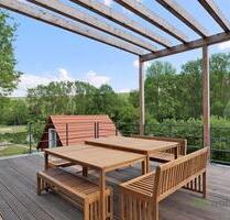 (EF0914_M) Erfurt: Möbisburg-Rhoda, modernes möbliertes Wohnhaus in traumhafter grüner Wohnlage, WLAN, Balkon, Service