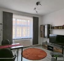 (EF1277_M) Arnstadt: Arnstadt, möblierte 2-Zimmer-Wohnung in der Innenstadt mit Sitzecke im Garten