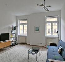 (EF0887_M) Erfurt: Johannesvorstadt, zentrumsnahe, neu möblierte Wohnung im coolen Retro-Style der 70er Jahre