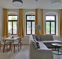 (EF0836_M) Dresden: Löbtau-Nord, neu möblierte 3-Zimmer-Wohnung im Hochparterre mit WLAN, Reinigungsservice inklusive