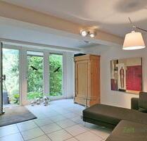 (EF0925_M) Kassel-Landkreis: Fuldabrück, möbliertes kl. Haus in grüner Wohnlage im OT Bergshausen für Wochenendheimfahrer