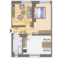 Wohnung zum Mieten in Dortmund 211,48 € 54.85 m²