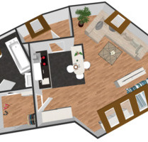 Wohnung zum Mieten in Coswig 315,48 € 28.68 m²