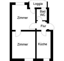 Wohnung zum Mieten in Wuppertal 410,00 € 54.11 m²