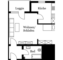 Wohnung zum Mieten in Witten 233,19 € 45 m²