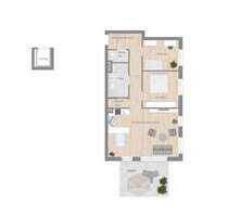 Wohnung zum Mieten in Besigheim 1.230,00 € 86.91 m²