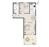 Wohnung zum Mieten in Schöntal -Oberkessach 755,00 € 63.5 m²
