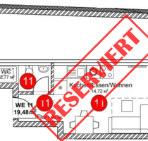 Wohnung zum Kaufen in Pfullendorf 104.000,00 € 24.51 m²