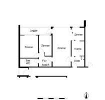 Wohnung zum Mieten in Bremerhaven 441,00 € 74.87 m²