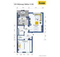 Wohnung zum Kaufen in Neckartenzlingen 183.000,00 € 57.96 m²
