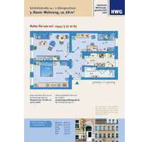 Wohnung zum Mieten in Halle 488,00 € 69.69 m²