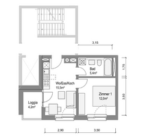 Wohnung zum Mieten in Bamberg 608,75 € 35 m²