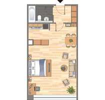 Wohnung zum Mieten in Düsseldorf 694,00 € 49.26 m²