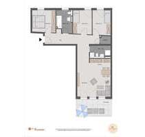 Wohnung zum Mieten in Mannheim 1.295,00 € 99.94 m²
