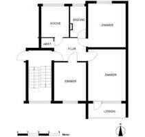 Wohnung zum Mieten in Bremen 518,00 € 69.13 m²