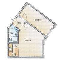 Wohnung zum Kaufen in Fürth 177.000,00 € 50.85 m²