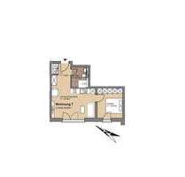Wohnung zum Kaufen in Gensingen 194.000,00 € 40 m²