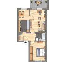Wohnung zum Mieten in Bergkamen 429,00 € 54.4 m²