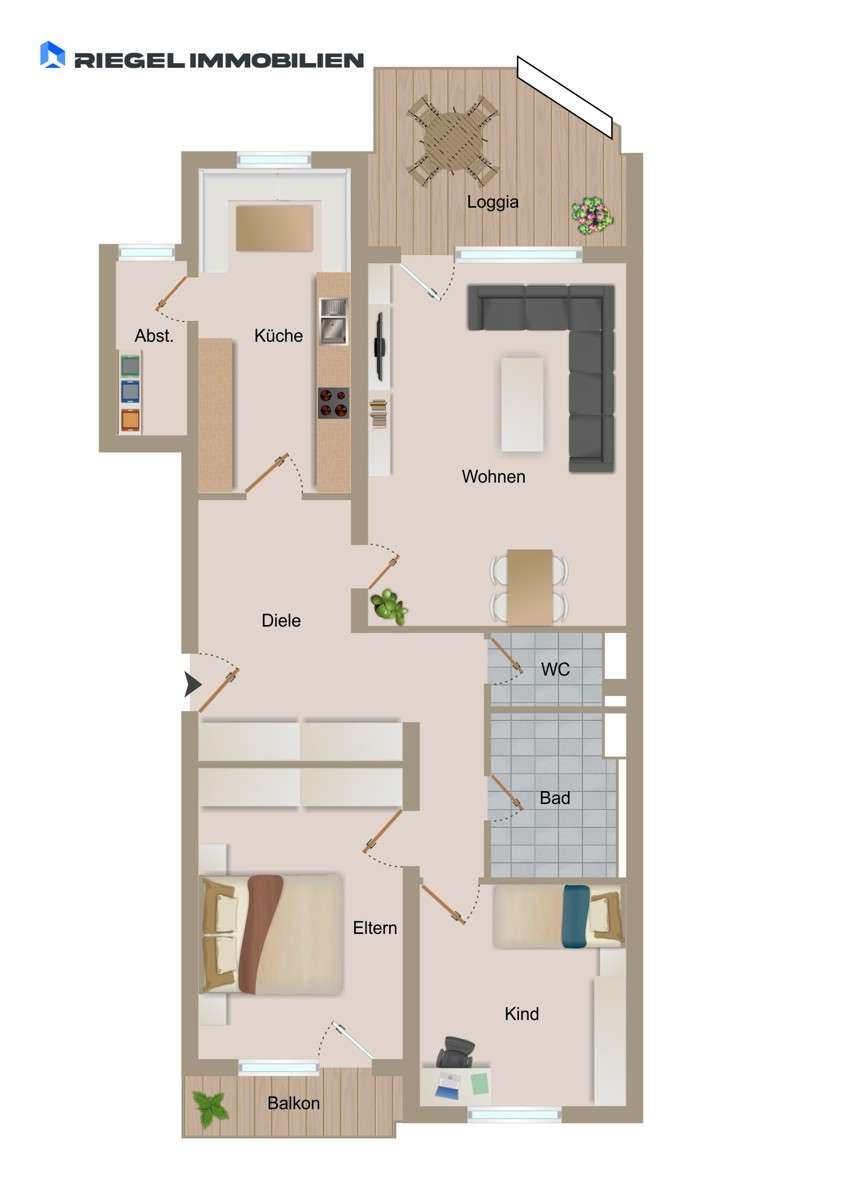 Wohnung zum Kaufen in Mutterstadt 197.500,00 € 93.43 m²