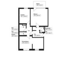 Wohnung zum Mieten in Karlsruhe 950,00 € 80 m²