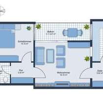 Wohnung zum Kaufen in München Aubing 278.000,00 € 54.65 m² - München / Aubing