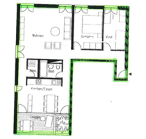 Wohnung zum Mieten in Landsberg OT Queis 690,00 € 86.41 m²
