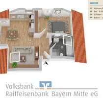 Wohnung zum Kaufen in Gaimersheim 319.000,00 € 54.96 m²