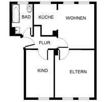 Wohnung zum Mieten in Gelsenkirchen 360,00 € 51.49 m²
