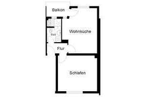 Wohnung zum Mieten in Wuppertal 336,00 € 46.68 m²