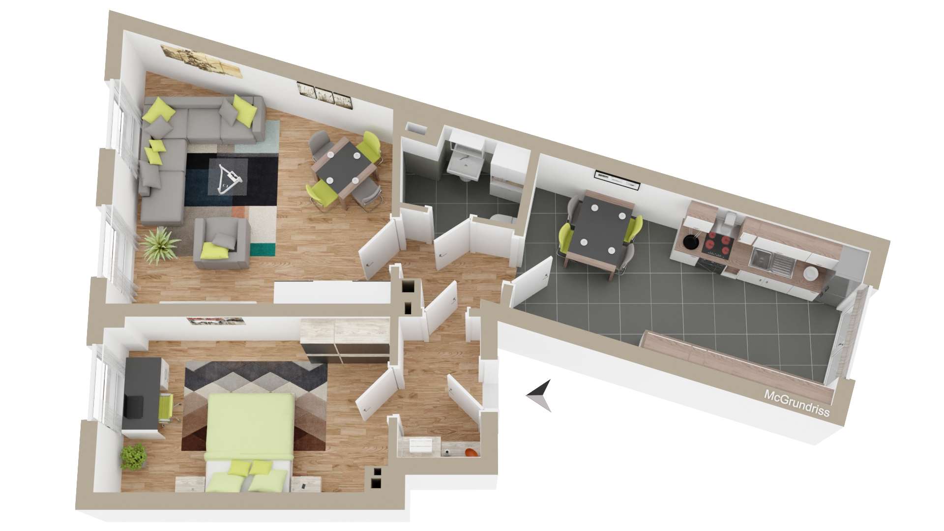 Wohnung zum Mieten in Wuppertal 575,00 € 68 m²