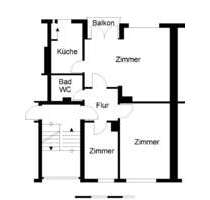 Wohnung zum Mieten in Bremerhaven 318,00 € 55.83 m²