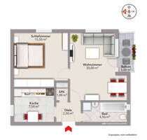 Wohnung zum Kaufen in Schwandorf 125.000,00 € 53.5 m²
