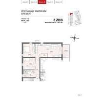 Wohnung zum Mieten in Speyer 530,54 € 78 m²