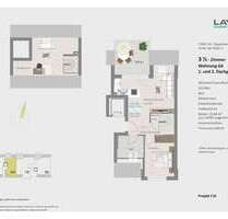 Wohnung zum Mieten in Ludwigsburg-Poppenweiler 1.030,00 € 64.44 m²