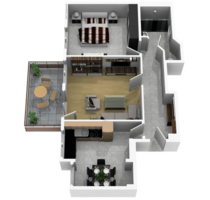 Wohnung zum Mieten in Stuttgart 1.250,00 € 64 m²