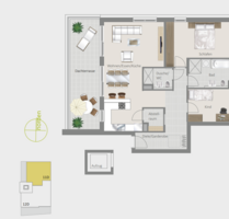 Wohnung zum Mieten in Korntal-Münchingen 1.765,00 € 106.93 m²