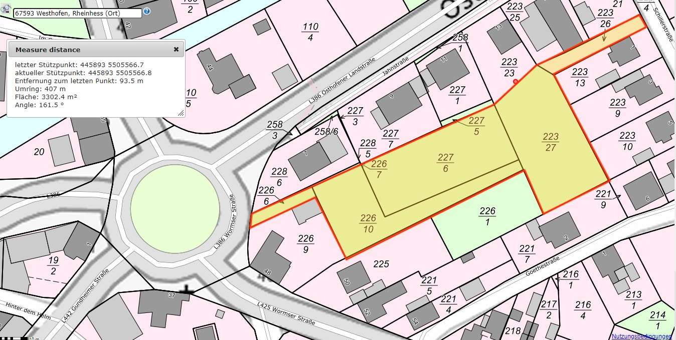 Grundstück zu verkaufen in Westhofen 330.000,00 € 3300 m²