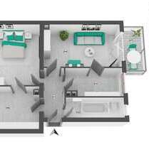 Wohnung zum Kaufen in Mannheim 230.000,00 € 60 m²