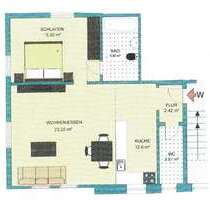 Wohnung zum Mieten in Unterwaldhausen 620,00 € 62 m²