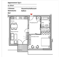 Wohnung zum Mieten in Berlin 1.141,45 € 58.37 m²