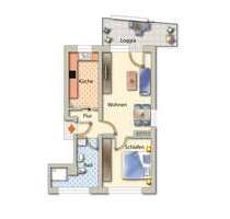 Wohnung zum Mieten in Freiberg 415,00 € 54.89 m²