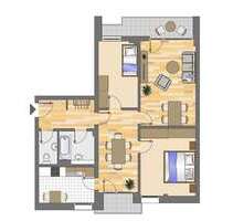 Wohnung zum Mieten in Düsseldorf 931,00 € 81.01 m²