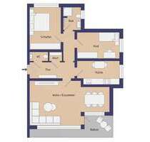 Wohnung zum Mieten in Reinbek 1.120,00 € 83 m²
