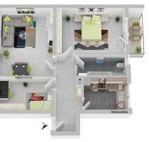 Wohnung zum Mieten in Frankfurt am Main 895,00 € 70 m²