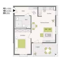 Wohnung zum Kaufen in Aldingen 299.600,00 € 58.8 m²